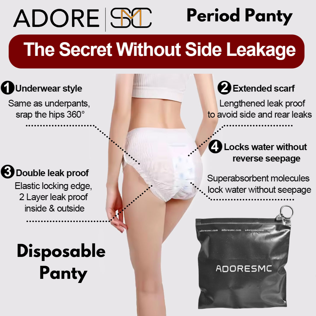 Disposable Period Panty, Leak Proof, Menstrual Pull-up Pant