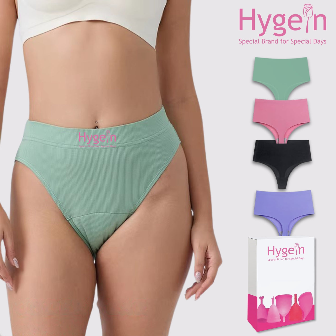 Flow Free, Secure fit, comfortable and protected Leak Proof Panty