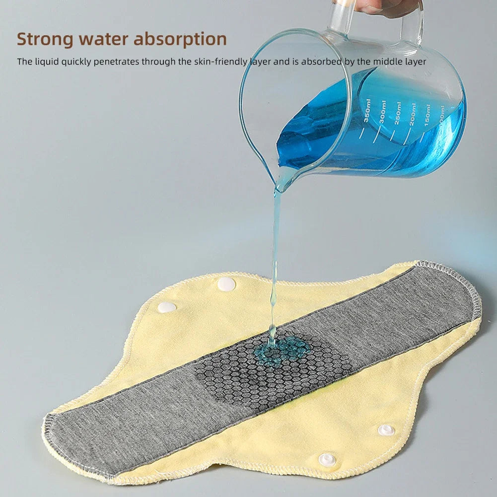 Imported Washable Period Pads with Honeycomb Technology. Leak Proof