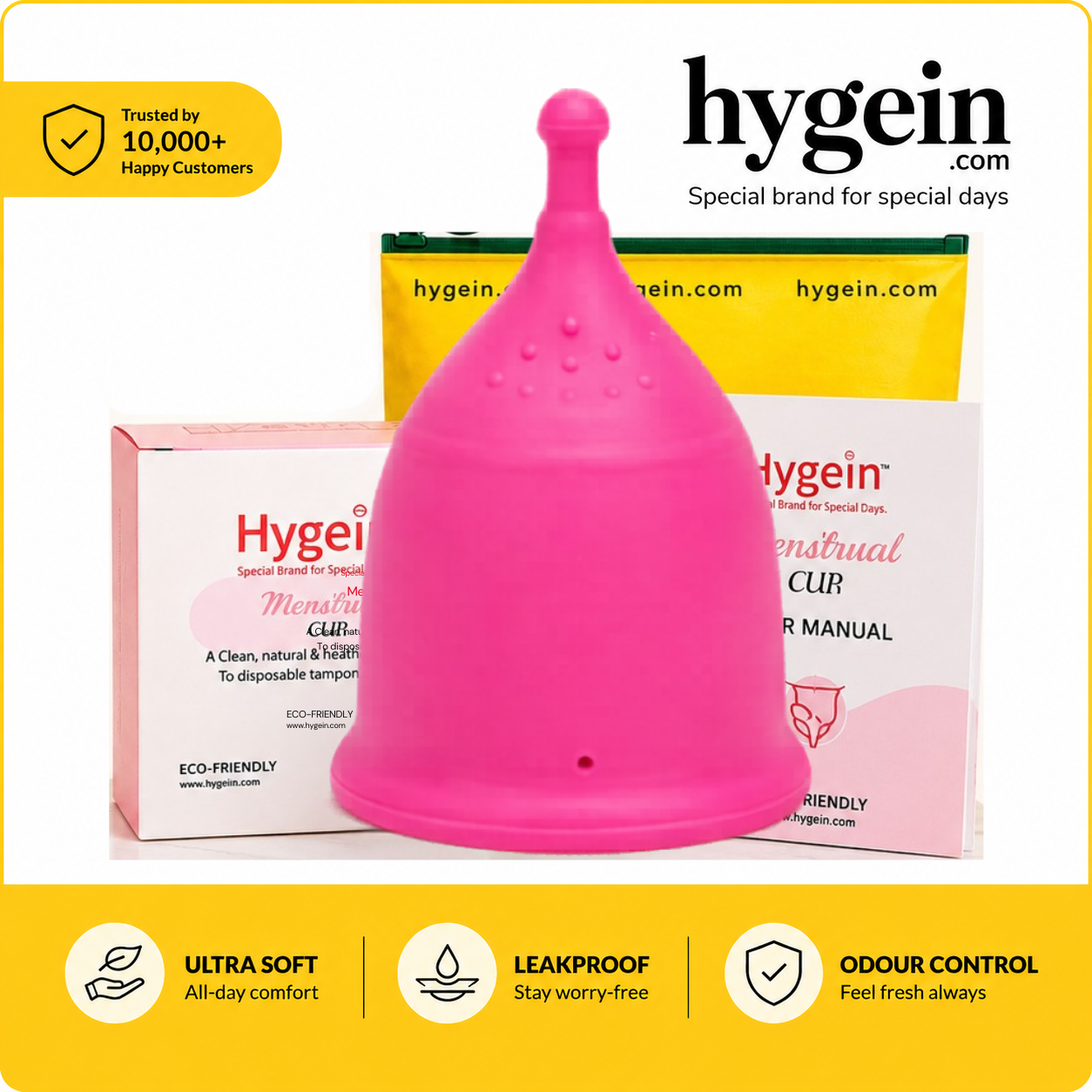 Periods Cup for Women Dotted Shape, Sh-10