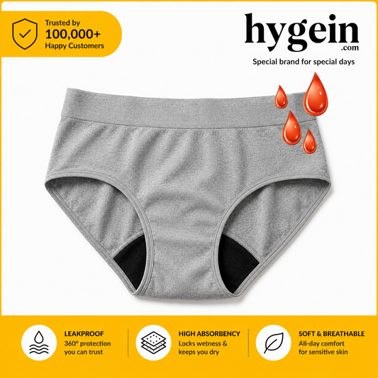 Flow Free, Secure fit, comfortable and protected Leak Proof Panty