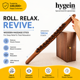 Ball Shaped Rolling Massager Stick Plastic