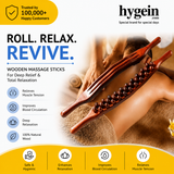 Ball Shaped Rolling Massager Stick Plastic