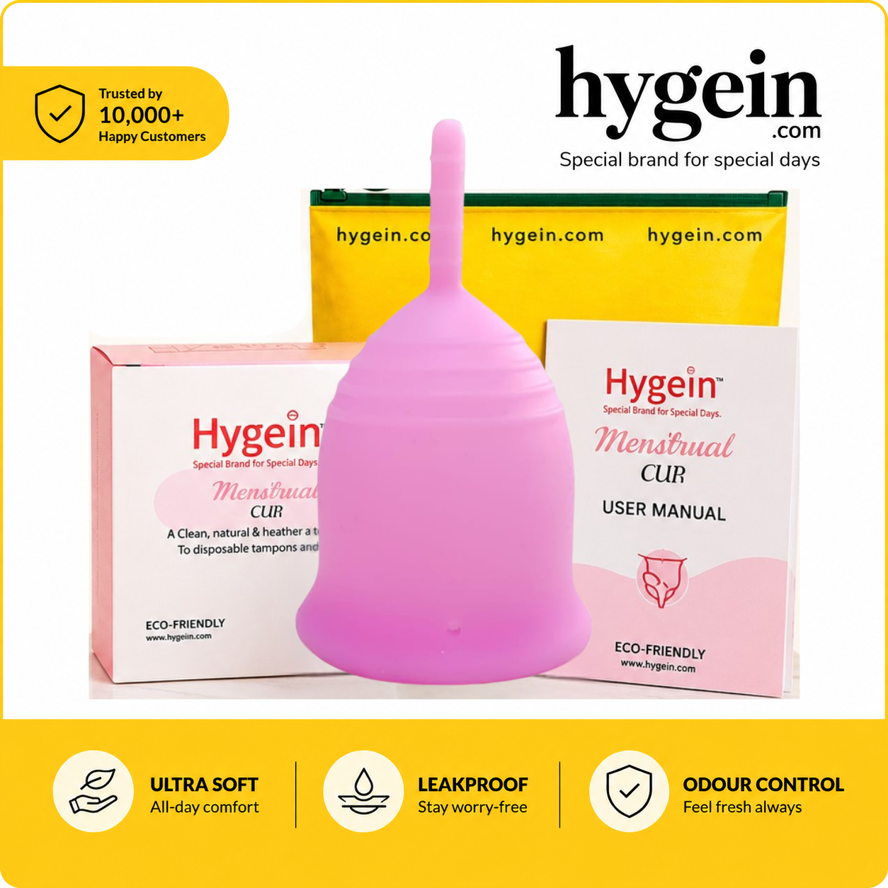 Periods Cup for Women Circular Tail Shape, Sh-12