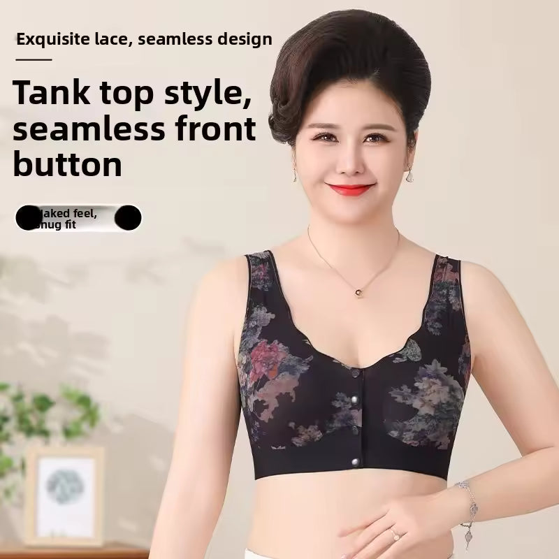 Front opening Ultra Thin Printed Bra for All Day Comfort