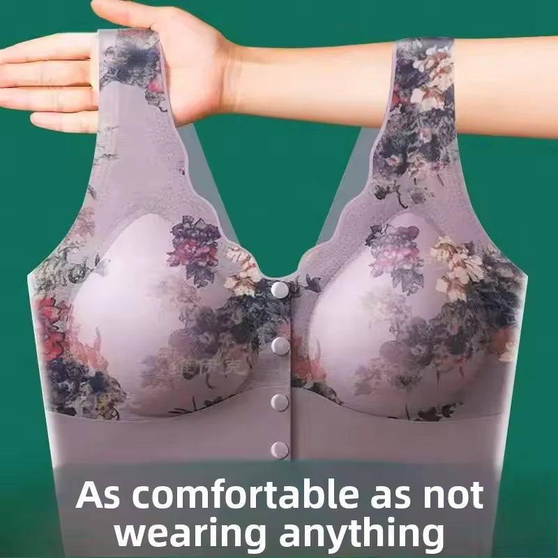 Front opening Ultra Thin Printed Bra for All Day Comfort