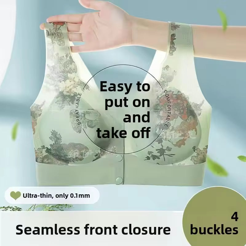 Front opening Ultra Thin Printed Bra for All Day Comfort