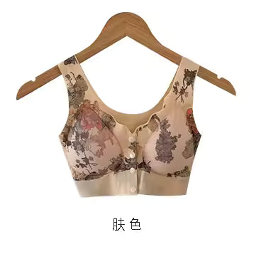 Front opening Ultra Thin Printed Bra for All Day Comfort