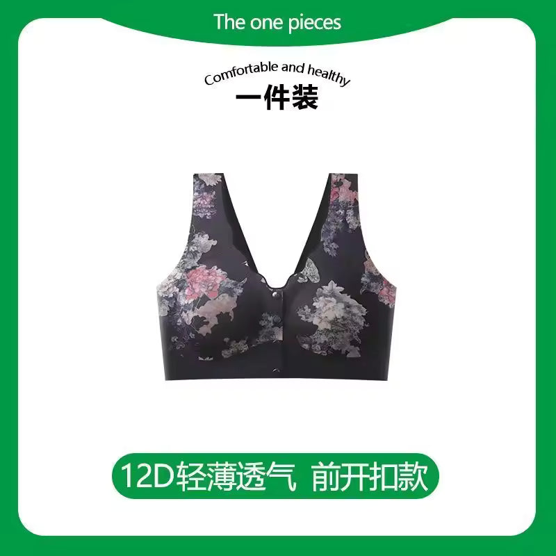 Front opening Ultra Thin Printed Bra for All Day Comfort