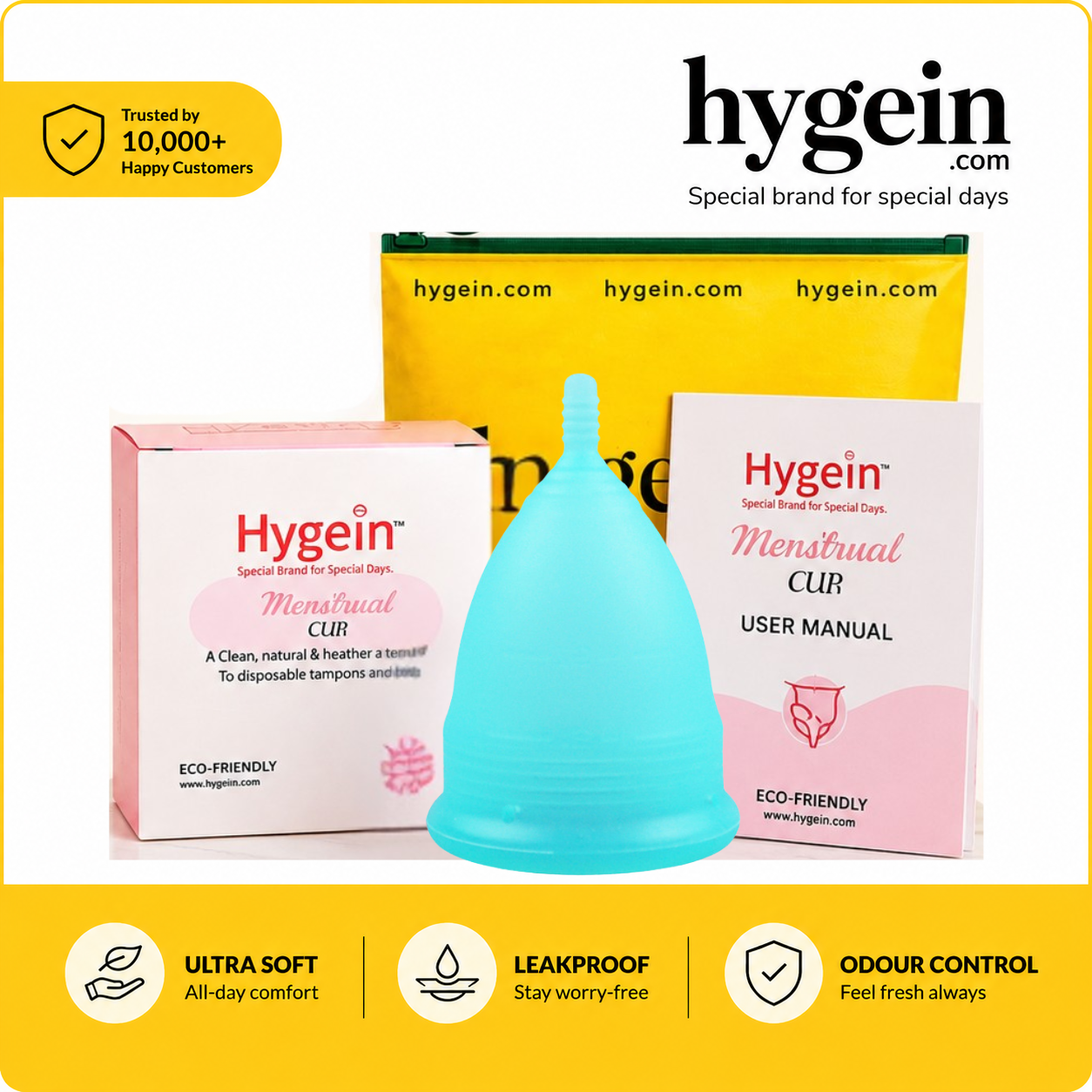 High Quality Medical Grade Silicon Menstrual Cup for women who like is smart in Shape, We have 3 sizes Small, Medium, Large