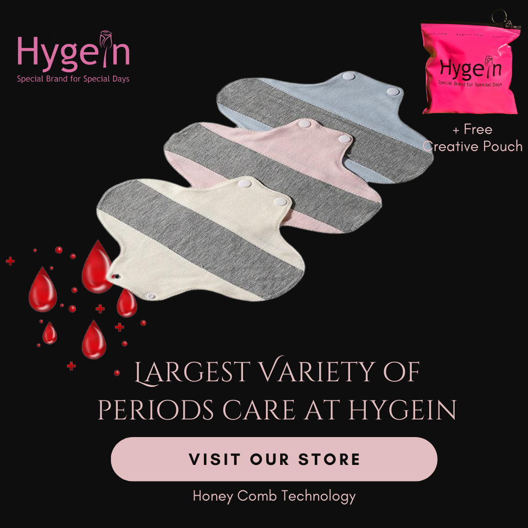 Imported Washable Period Pads with Honeycomb Technology. Leak Proof