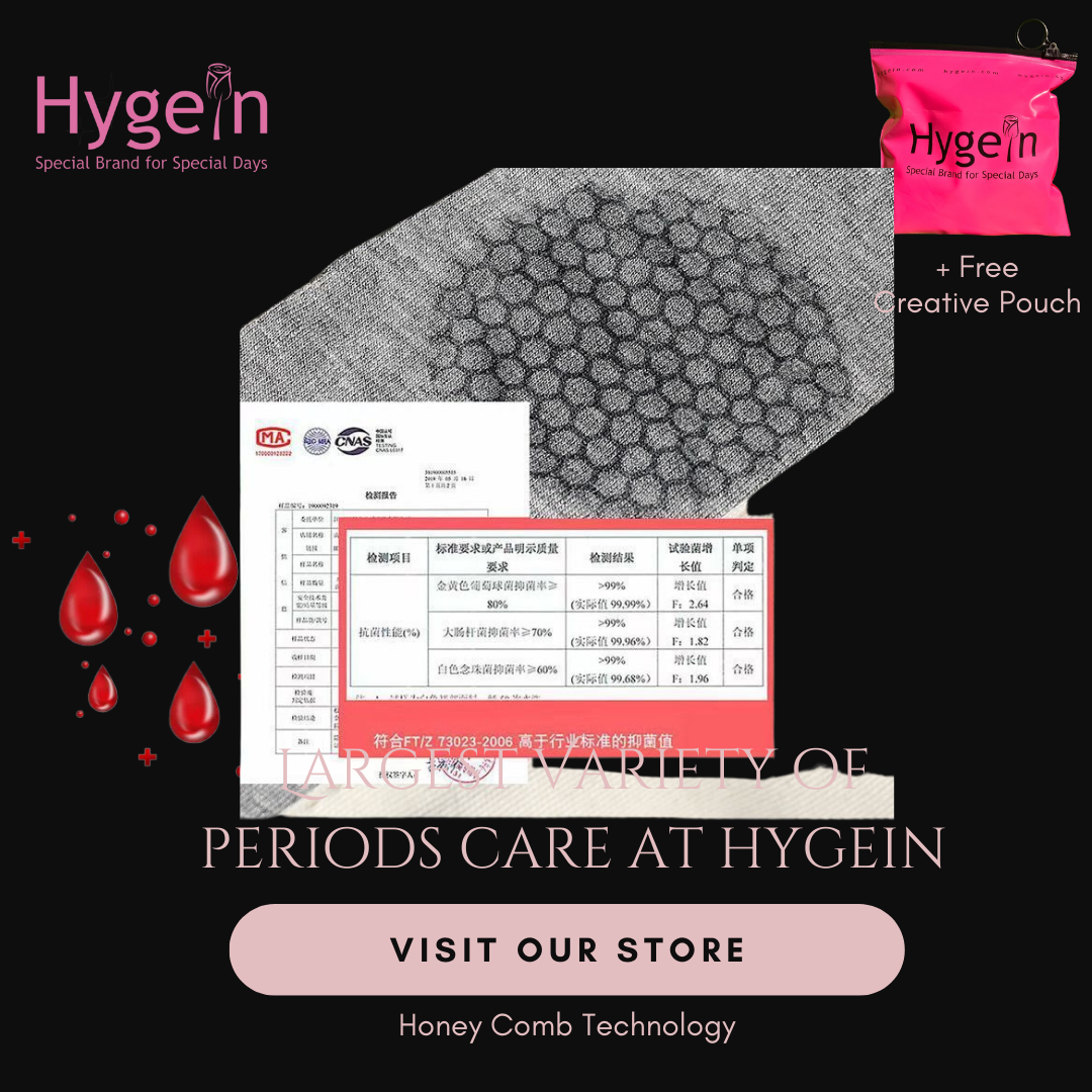 Imported Washable Period Pads with Honeycomb Technology. Leak Proof