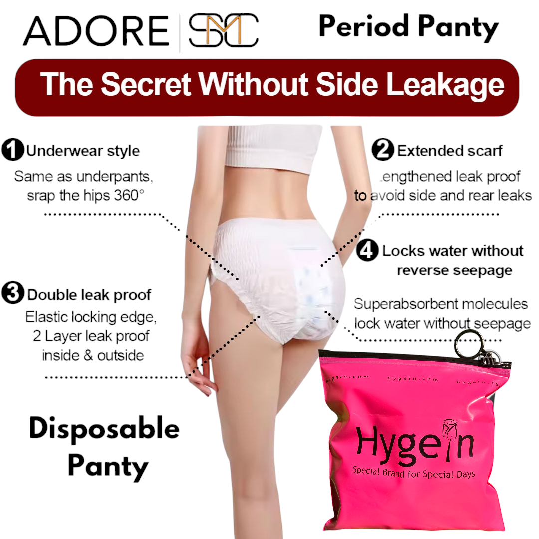 Disposable Period Panty, Leak Proof, Menstrual Pull-up Pant