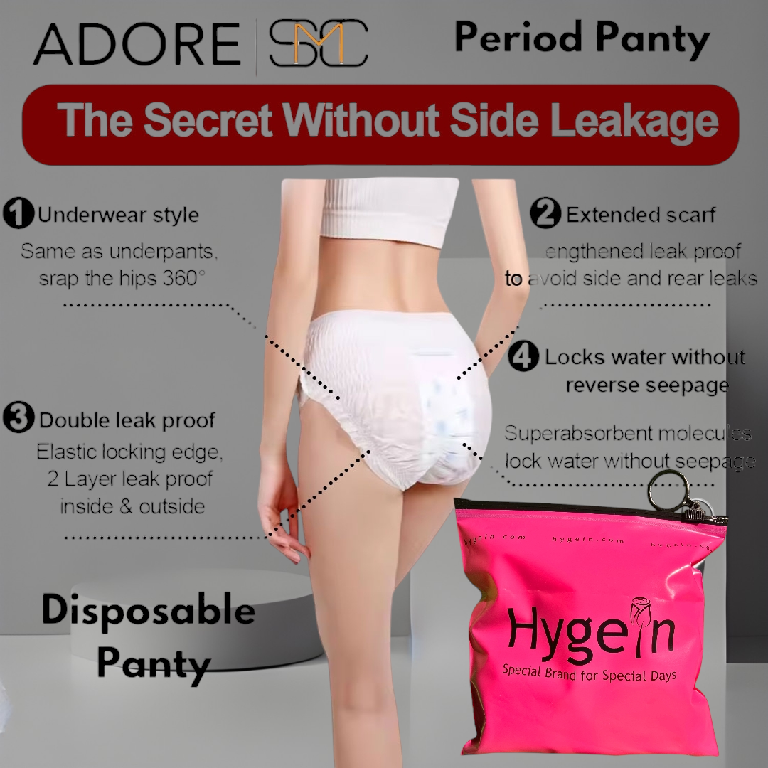 Hygein Disposable Period Panties for Women – Ultra-Comfortable