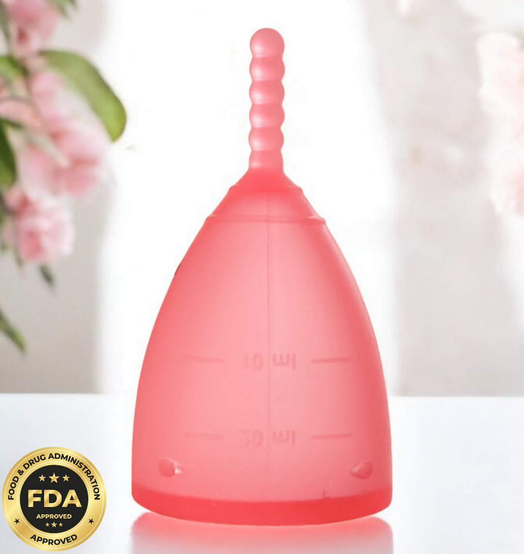 Periods Cup for Women Tail Shape, Sh-7. Menstrual Cup for women