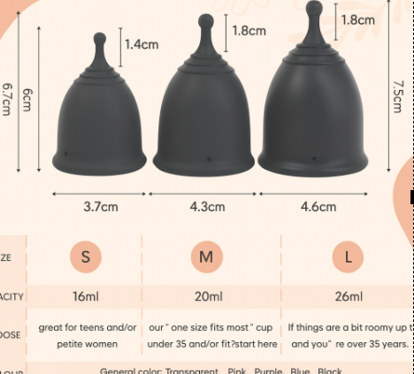 Periods Cup for Women Bell Shape, Sh-2. Menstrual Cup for women