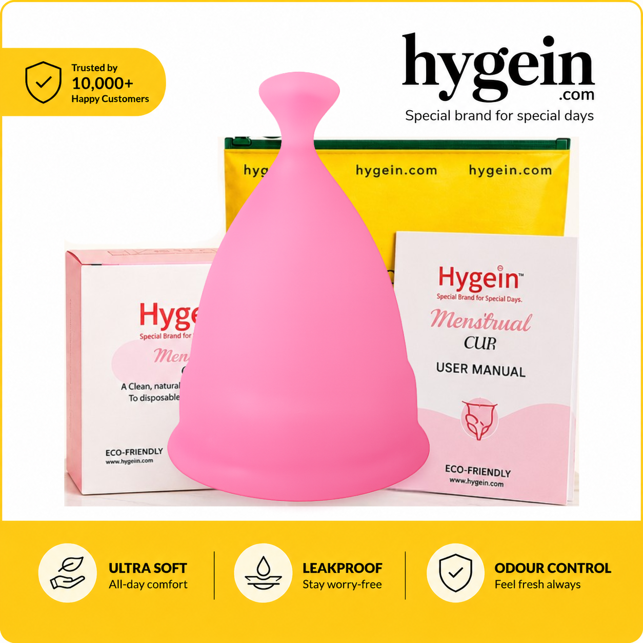 Periods Cup for Women Triangular Shape, Sh-9. Menstrual Cup for women