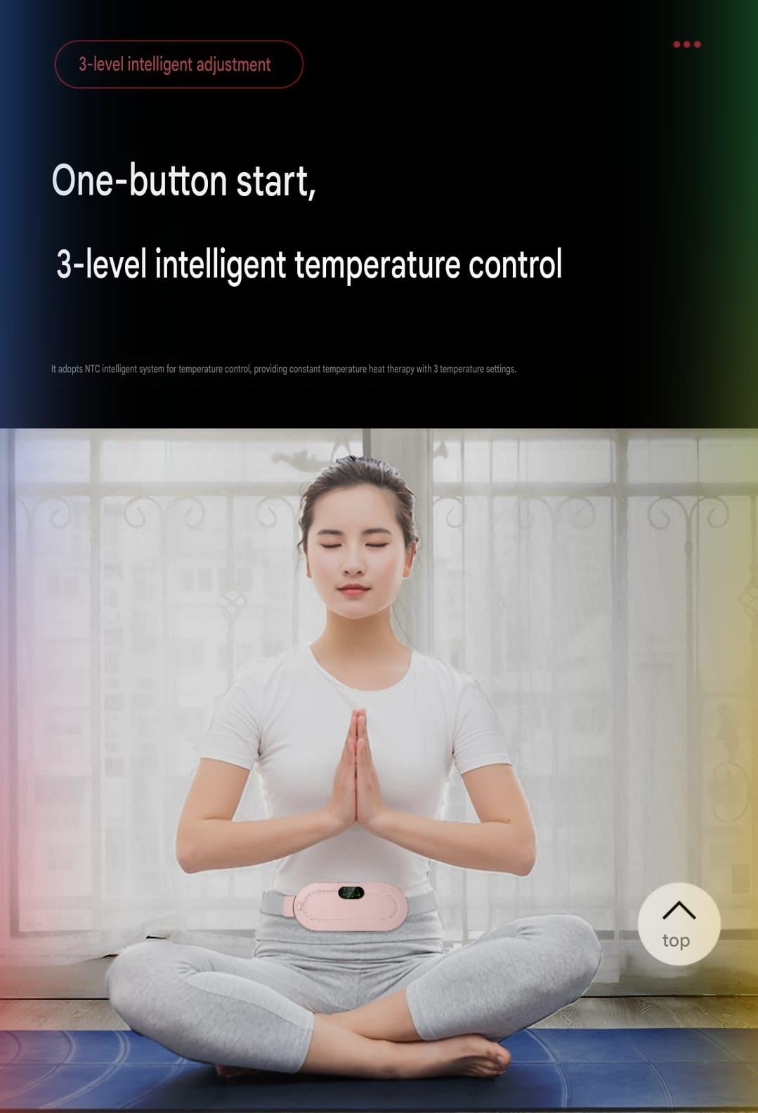 Menstrual Period Heating Pad for Cramps Massage