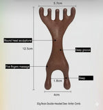 Multifunctional 5-Tooth Massager Comb
