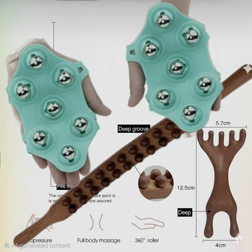 Massager Pack of 4 Massager Kit