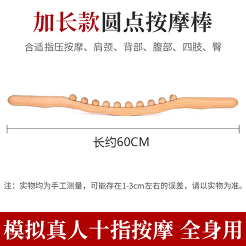 Ball Shaped Rolling Massager Stick Plastic