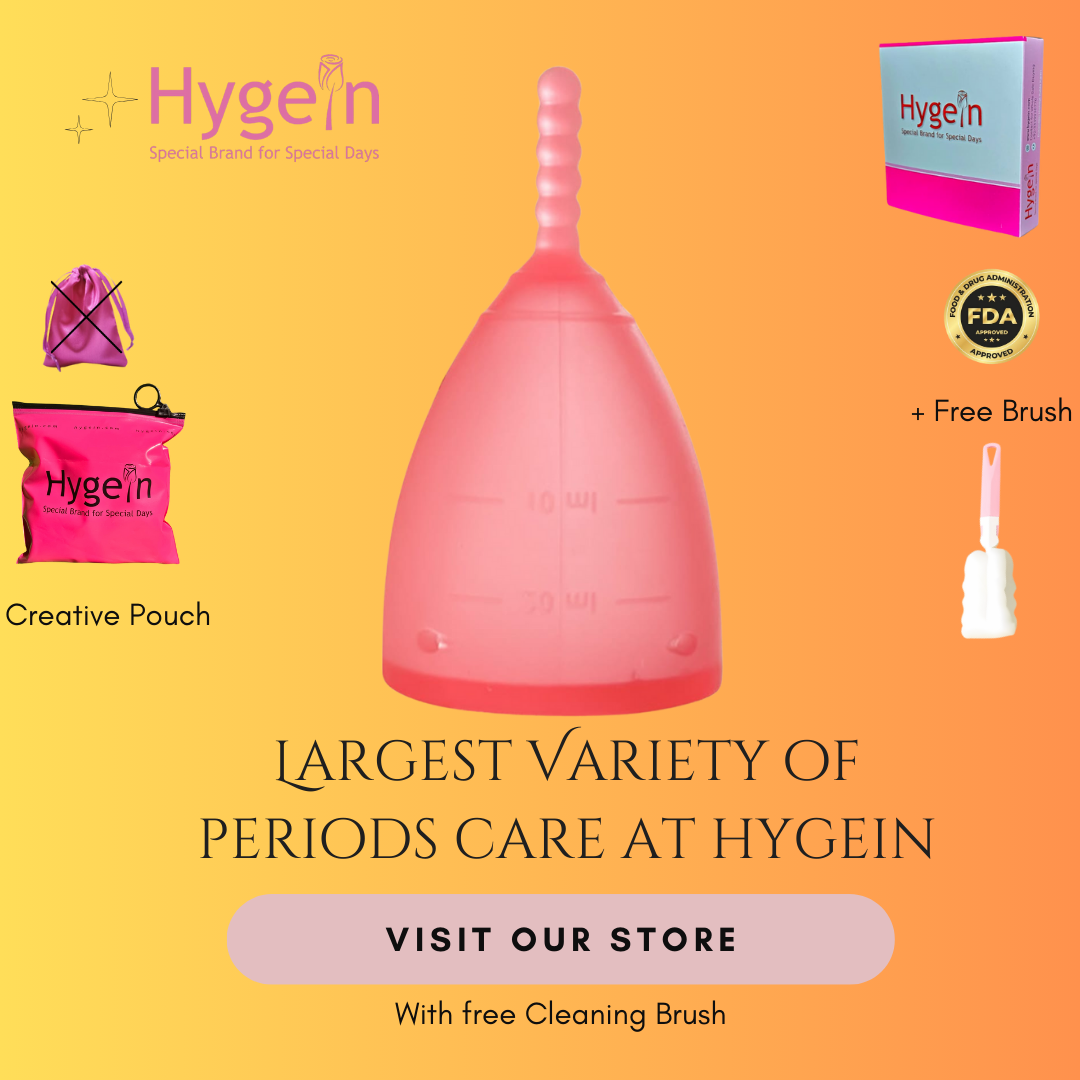 Periods Cup for Women Tail Shape, Sh-7. Menstrual Cup for women