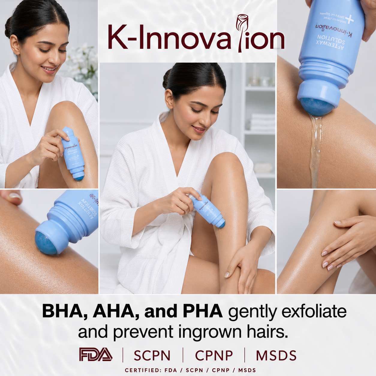 K-Innovation After Wax & After Shave Roll-On Stick – Soothing Care for Irritated Skin