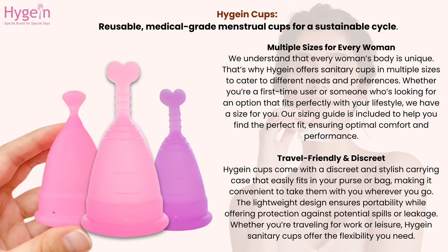 Periods Cup for Women Heart Shape, Sh-5. Menstrual Cup for women