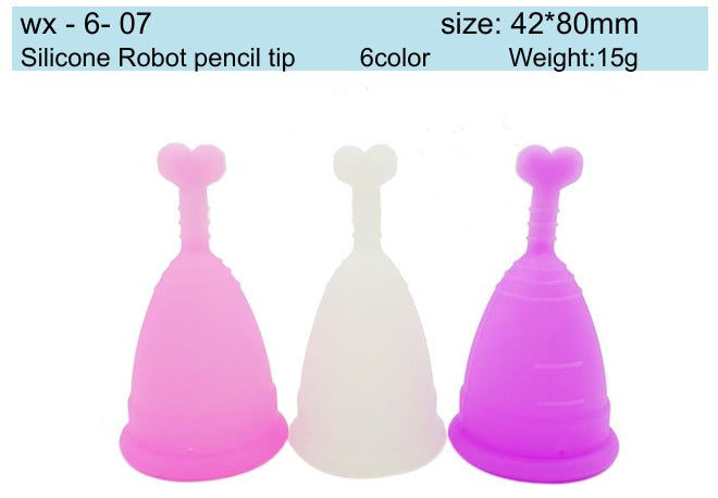 Periods Cup for Women Heart Shape, Sh-5. Menstrual Cup for women