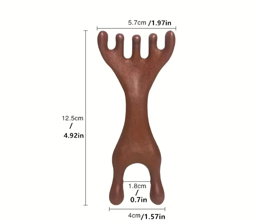 Multifunctional 5-Tooth Massager Comb