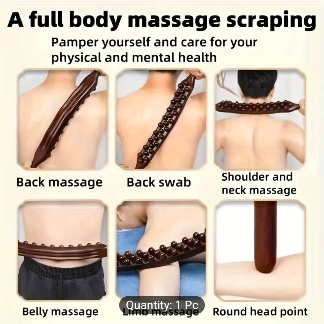Ball Shaped Rolling Massager Stick Plastic