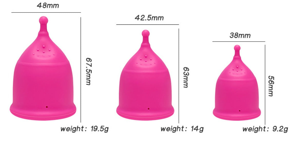 Periods Cup for Women Dotted Shape, Sh-10