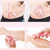 4 in 1 Massag product, 7 Beeds Roller Ball Body Massager Gloves Pair + Face Lifter + Essential Oil